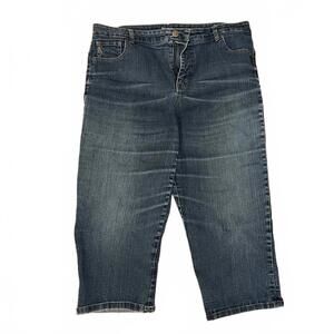 Style&Co, 18, Blue,  Capri Jeans